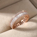 Rose Vermeil Baguette Band