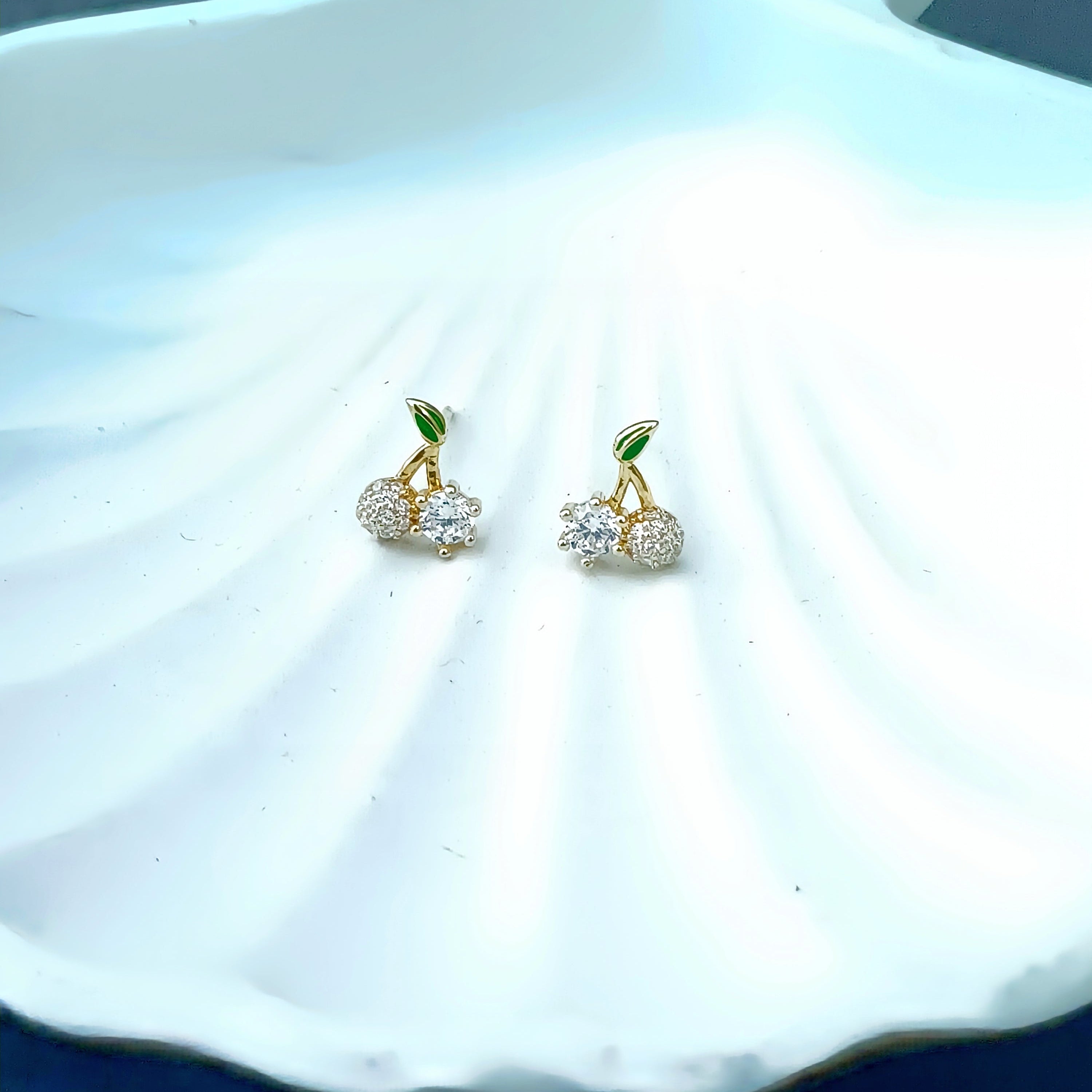Lumina Cherry Sterling Silver Earring