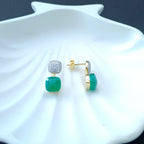 Verona Emerald Hue Earrings