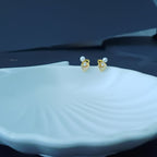 Deco Pearl Drops Sterling Silver Earring