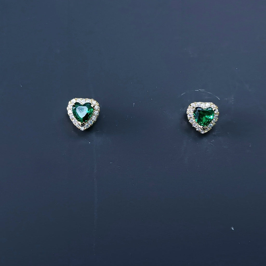 Celine Heart Studs