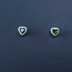 Celine Heart Studs