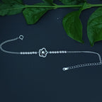 Noir Rose Pearl Sterling Silver Bracelet