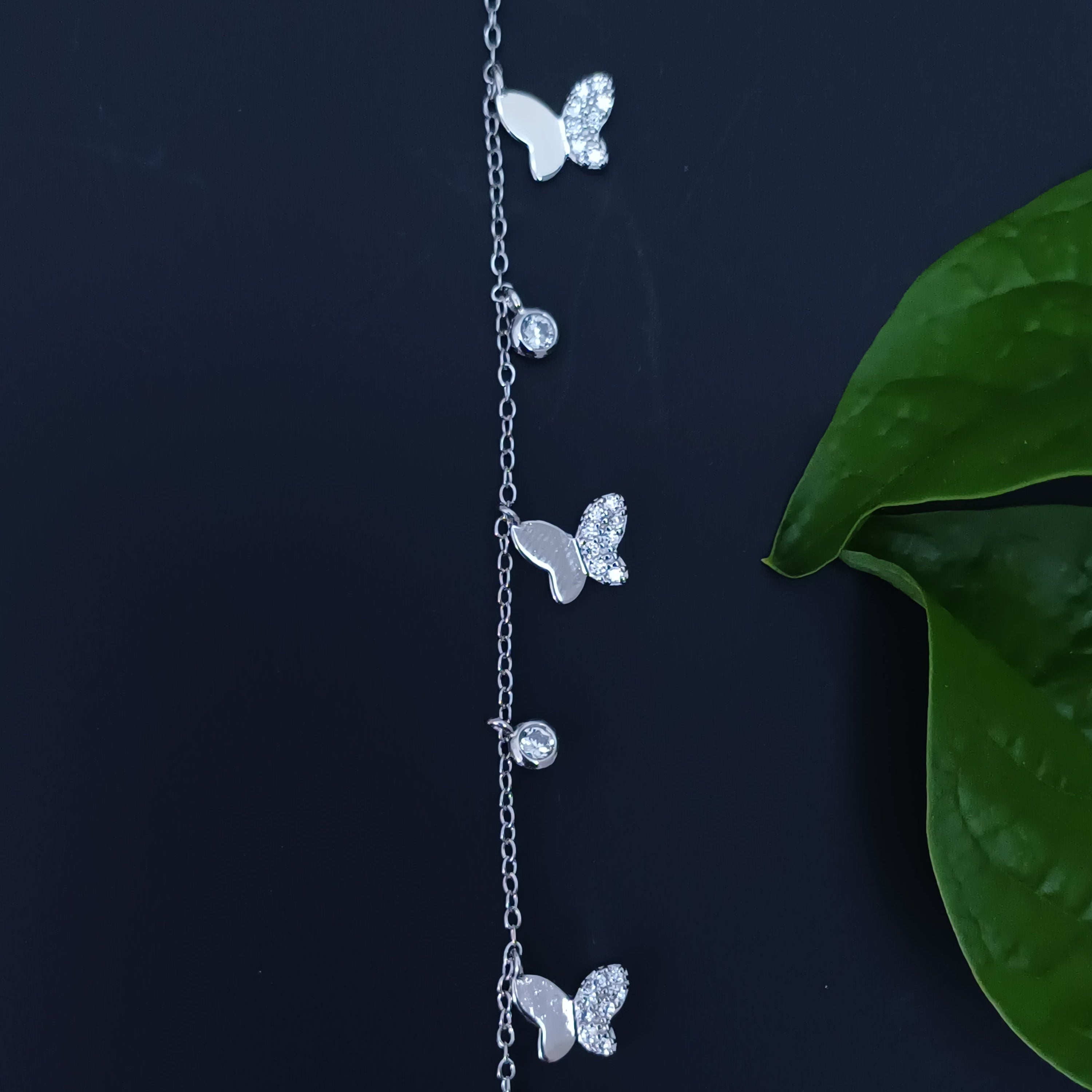 Butterfly Bliss Sterling Silver Bracelete