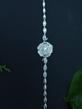 Moonlit Rose Sterling Silver Bracelet