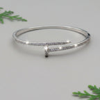 Edged Signature Cuff Bracelet