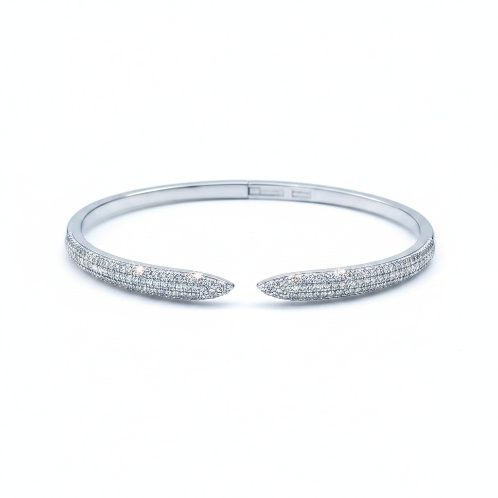 Crescent Spark Open Bracelet