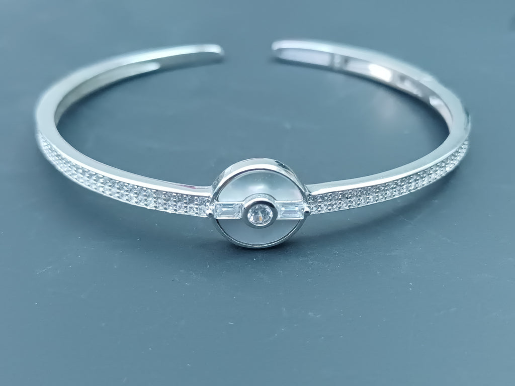 Modernist Circle Cuff Bracelet