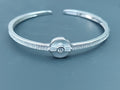 Modernist Circle Cuff Bracelet