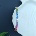 Rainbow Cascade Bracelet