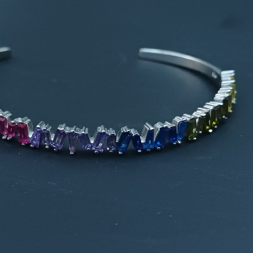 Rainbow Cascade Bracelet