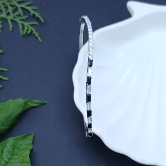 Moonlit Elegance Silver Bracelet
