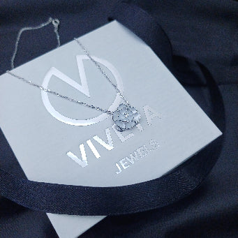 Bella Rose Sterling Silver Necklace
