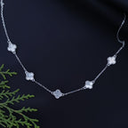 Classic Mother-of-Pearl Clover Necklace