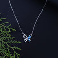 Serenity Sky Butterfly Necklace