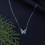 Serenity Sky Butterfly Necklace