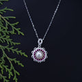 Cultured Pearl Flower Cluster Necklace