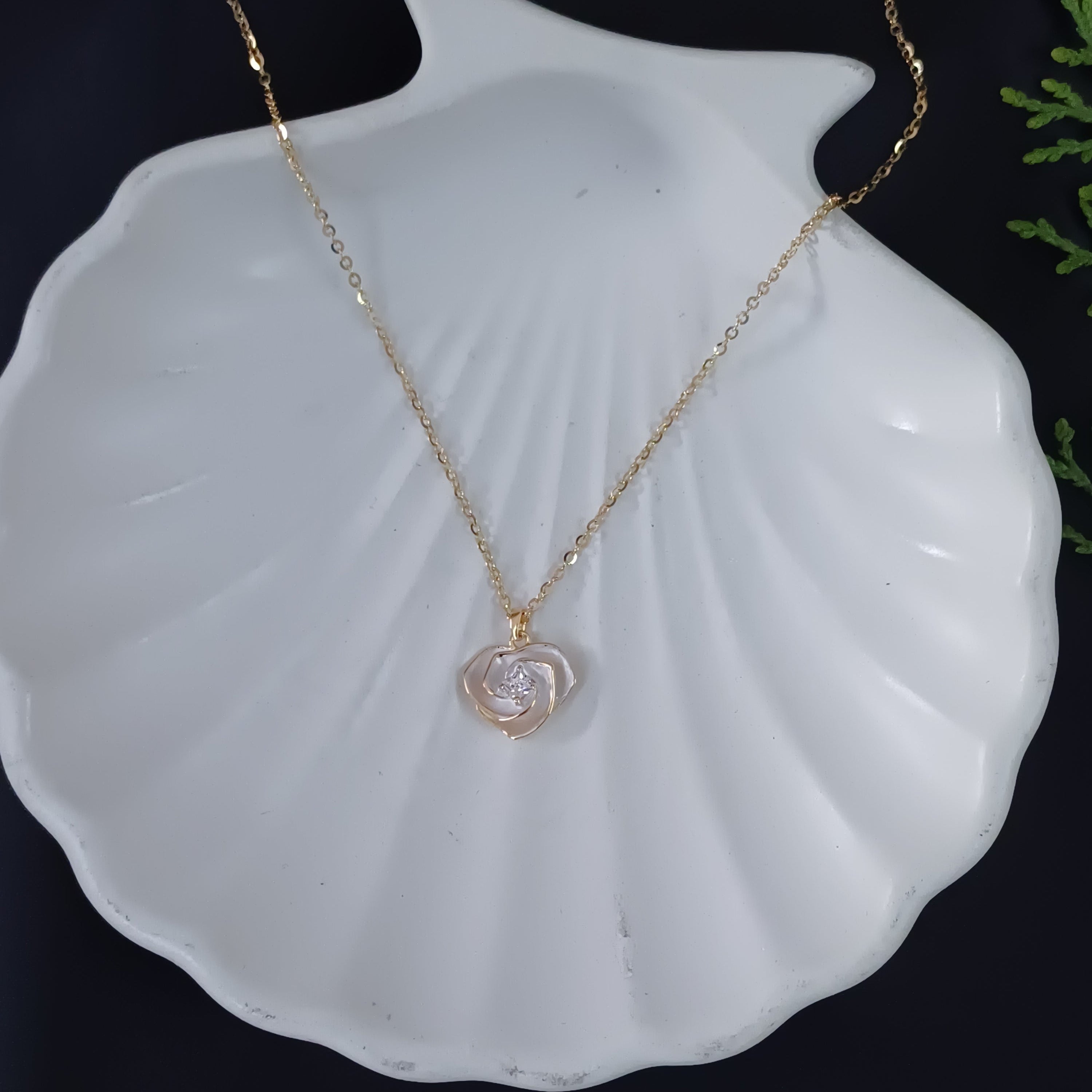 Whispering Rose Necklace