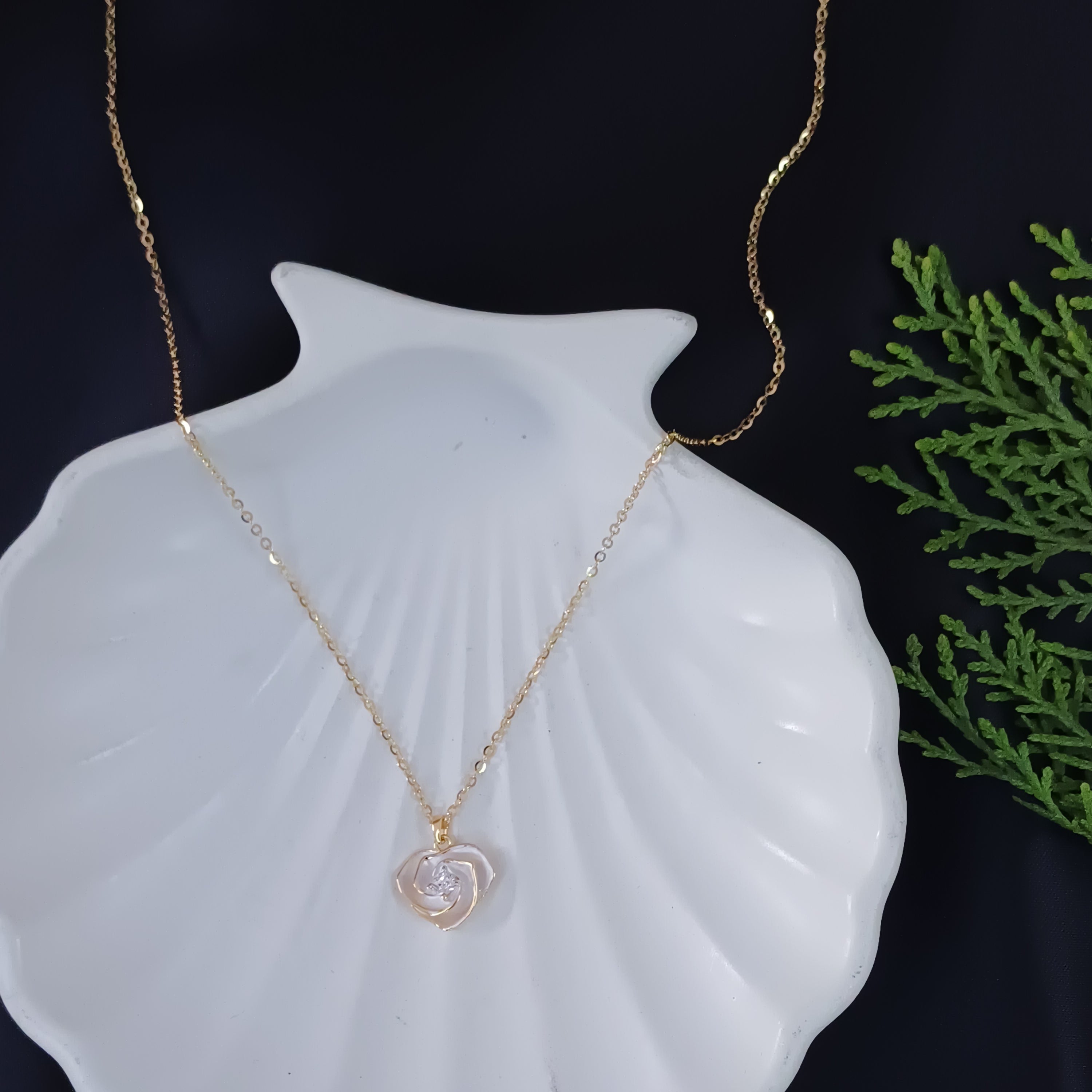 Whispering Rose Necklace