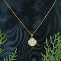 Luminous Gold-Plated Silver Necklace