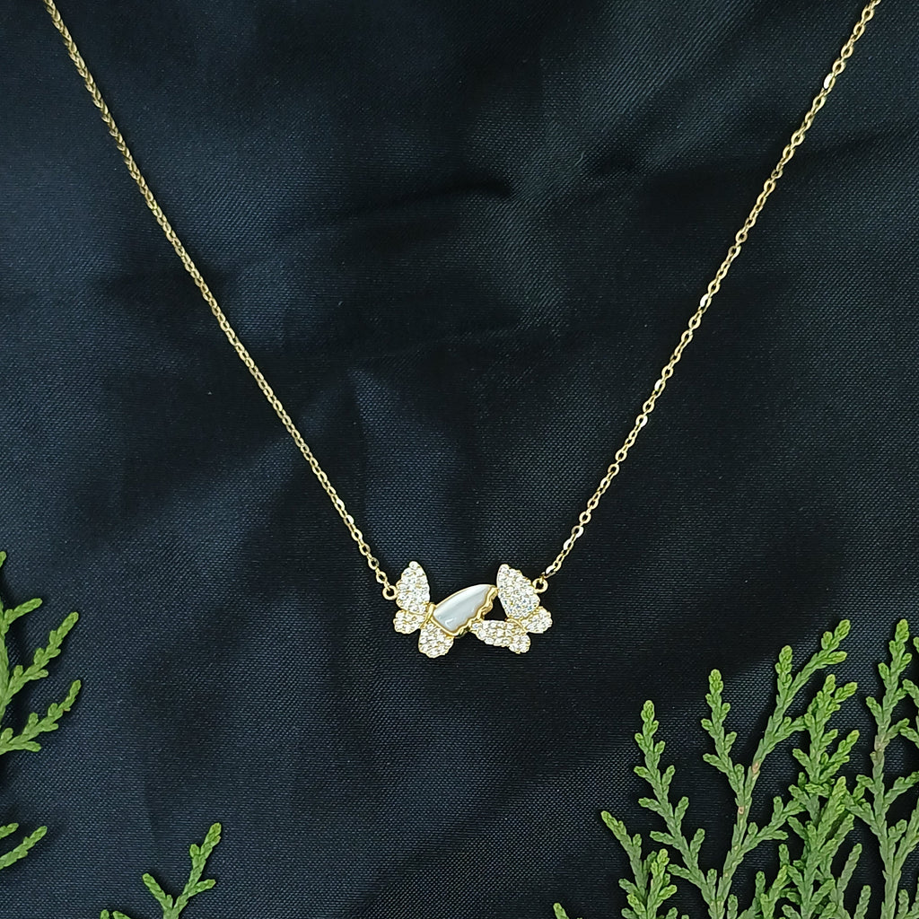 Lumina Twin Butterfly Necklace