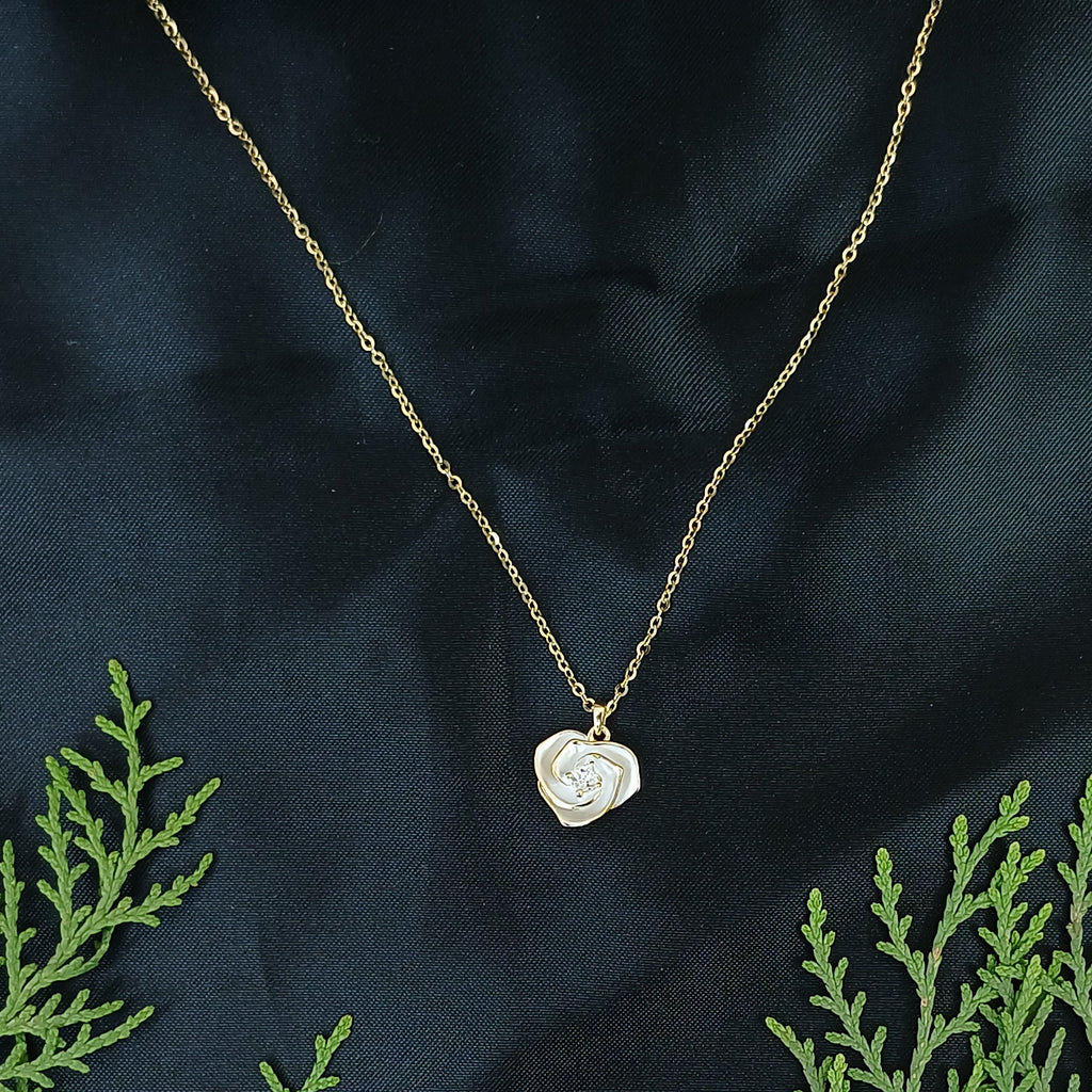 Whispering Rose Necklace