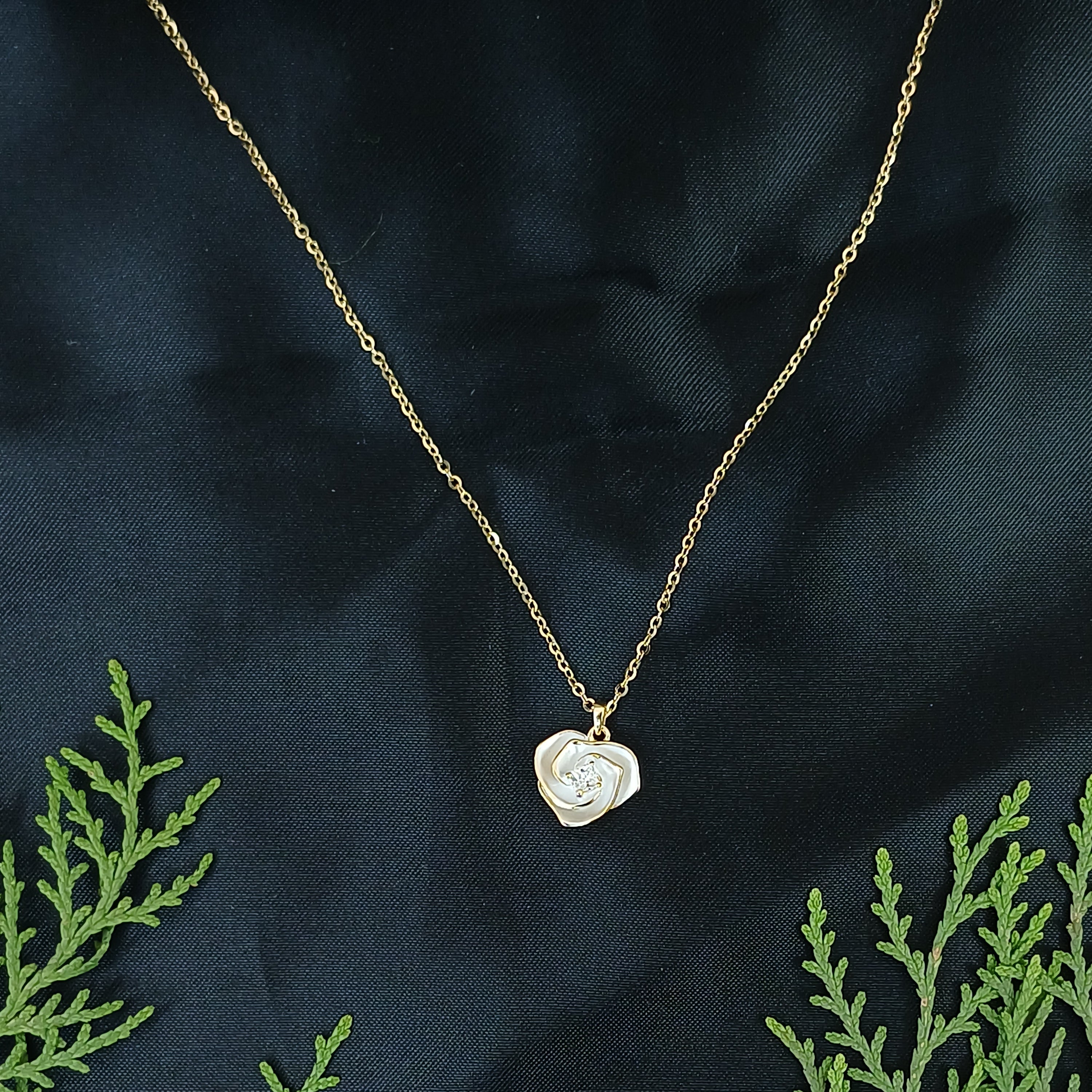 Whispering Rose Necklace