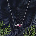 The Lumina Ruby Cluster Mangalsutra
