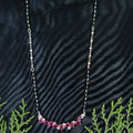 Pink Teardrop Sparkle Mangalsutra