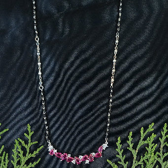 Pink Teardrop Sparkle Mangalsutra