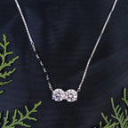 Dual Zirconia Sterling Silver Mangalsutra