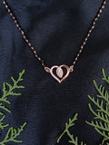 Eternal Hearts Rose Gold Mangalsutra