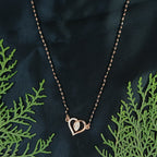 Eternal Hearts Rose Gold Mangalsutra