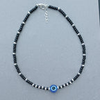 Guardian Evil Eye Silver Anklet