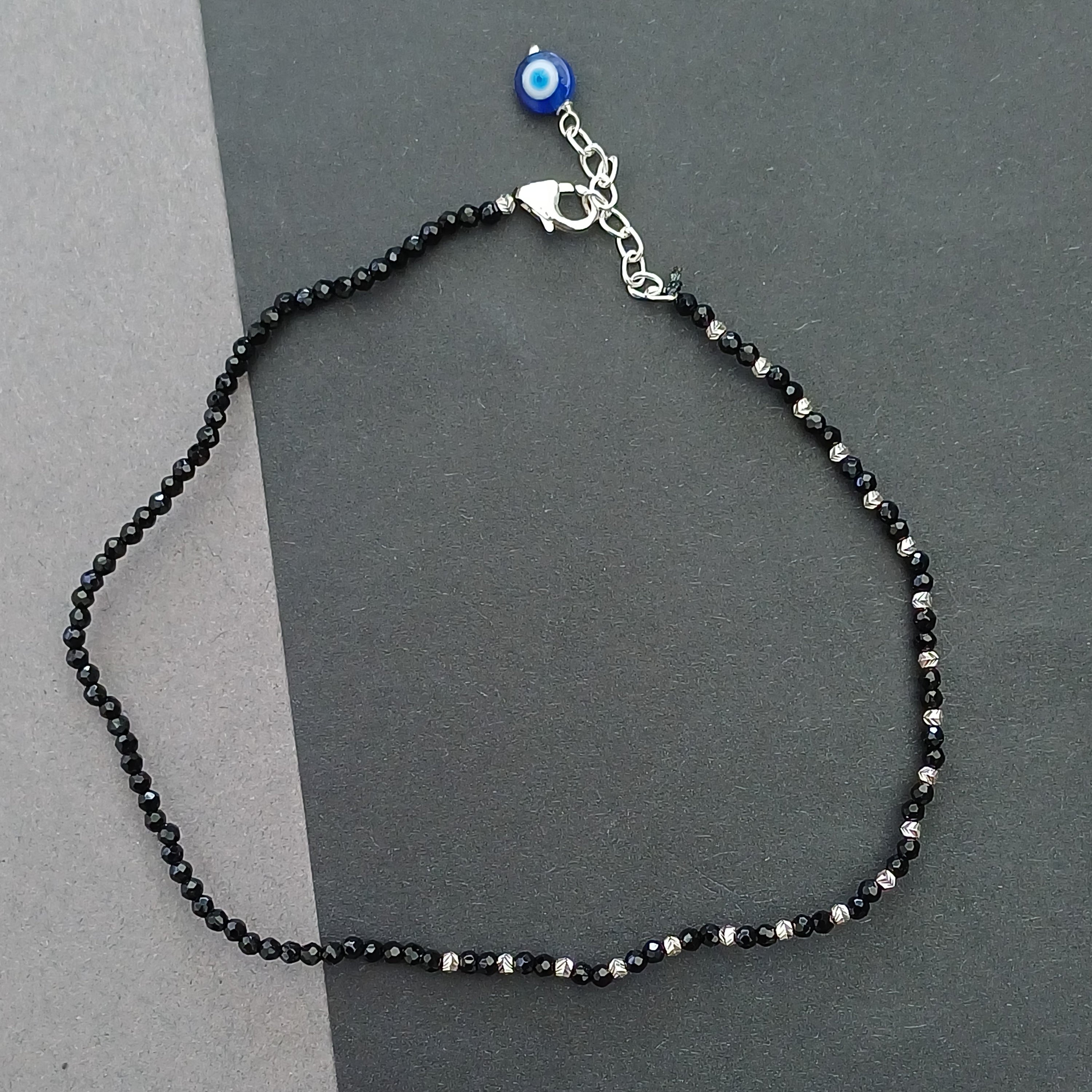 Mystic Blossom Evil Eye Anklet