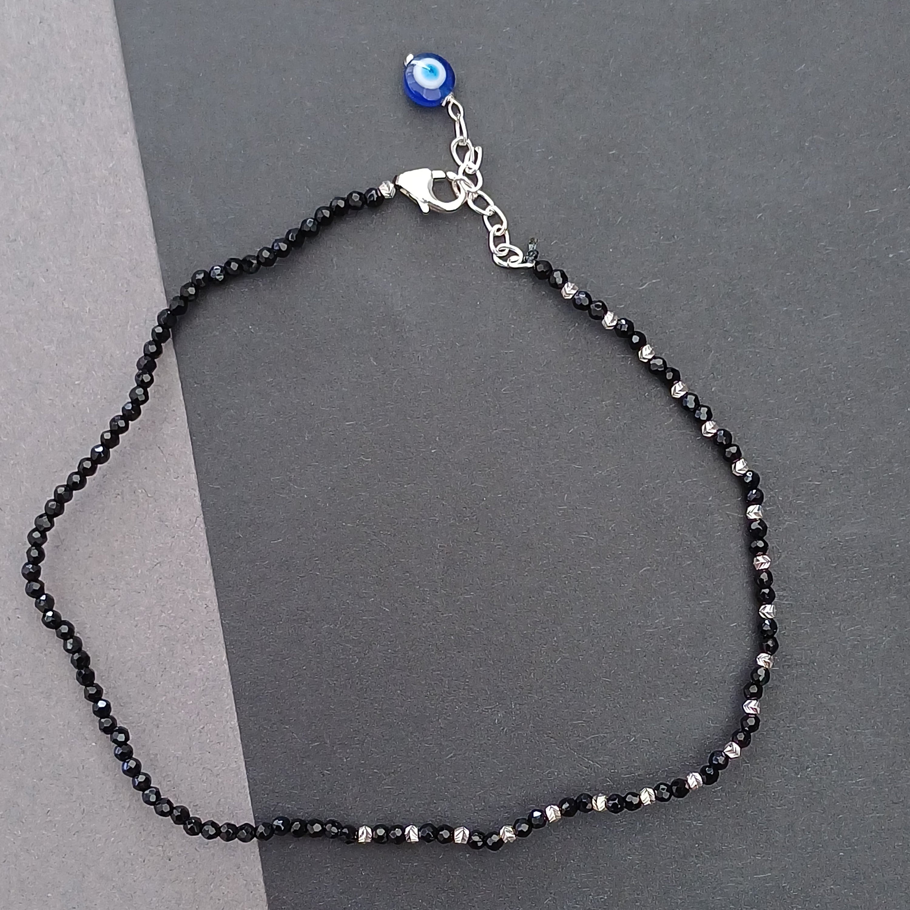 Mystic Blossom Evil Eye Anklet