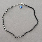Mystic Blossom Evil Eye Anklet