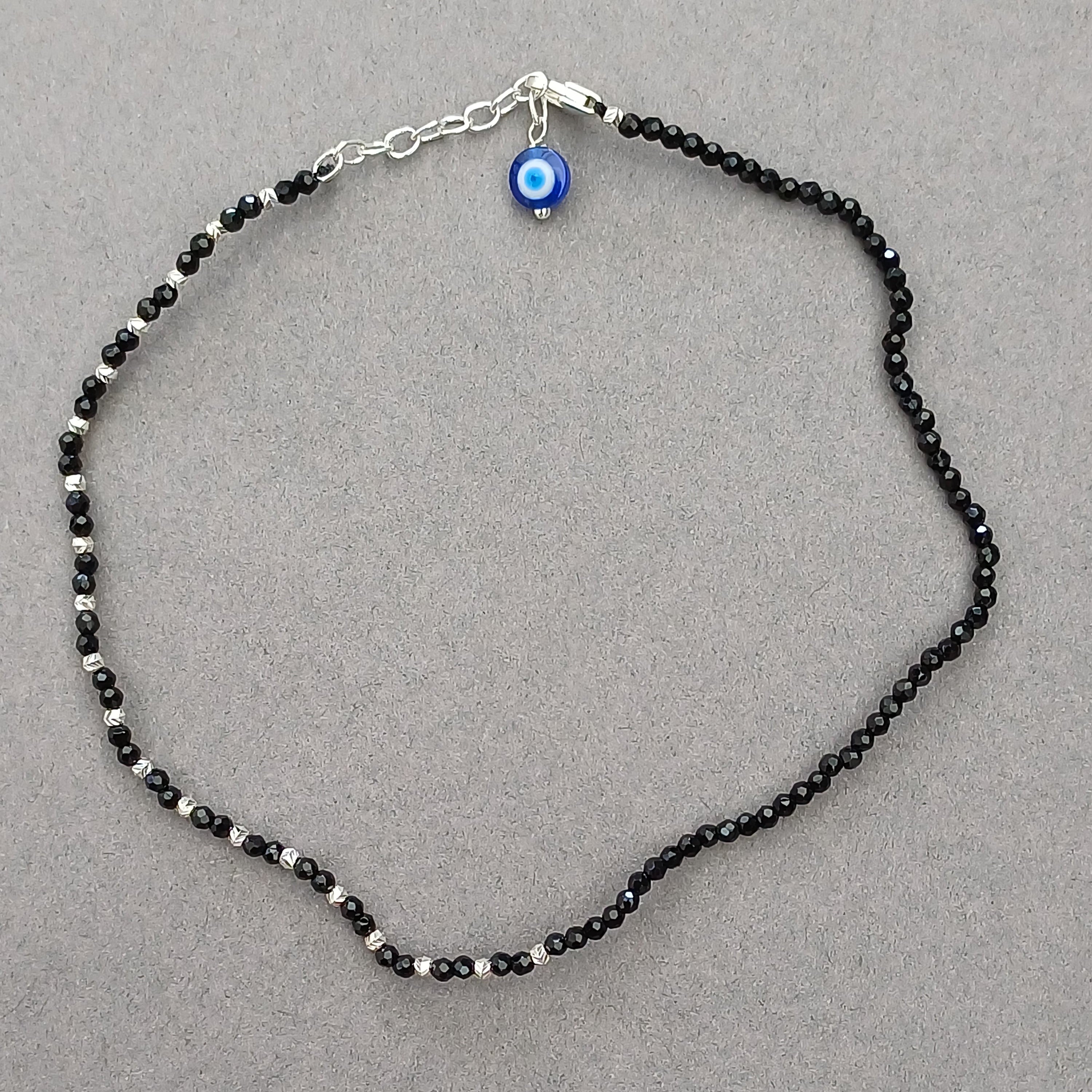 Mystic Blossom Evil Eye Anklet