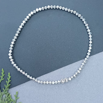 Celestial Grace Silver Anklet