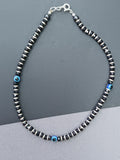 Ethereal Glow Silver Anklet