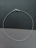 Sterling Silver Minimalist Anklet