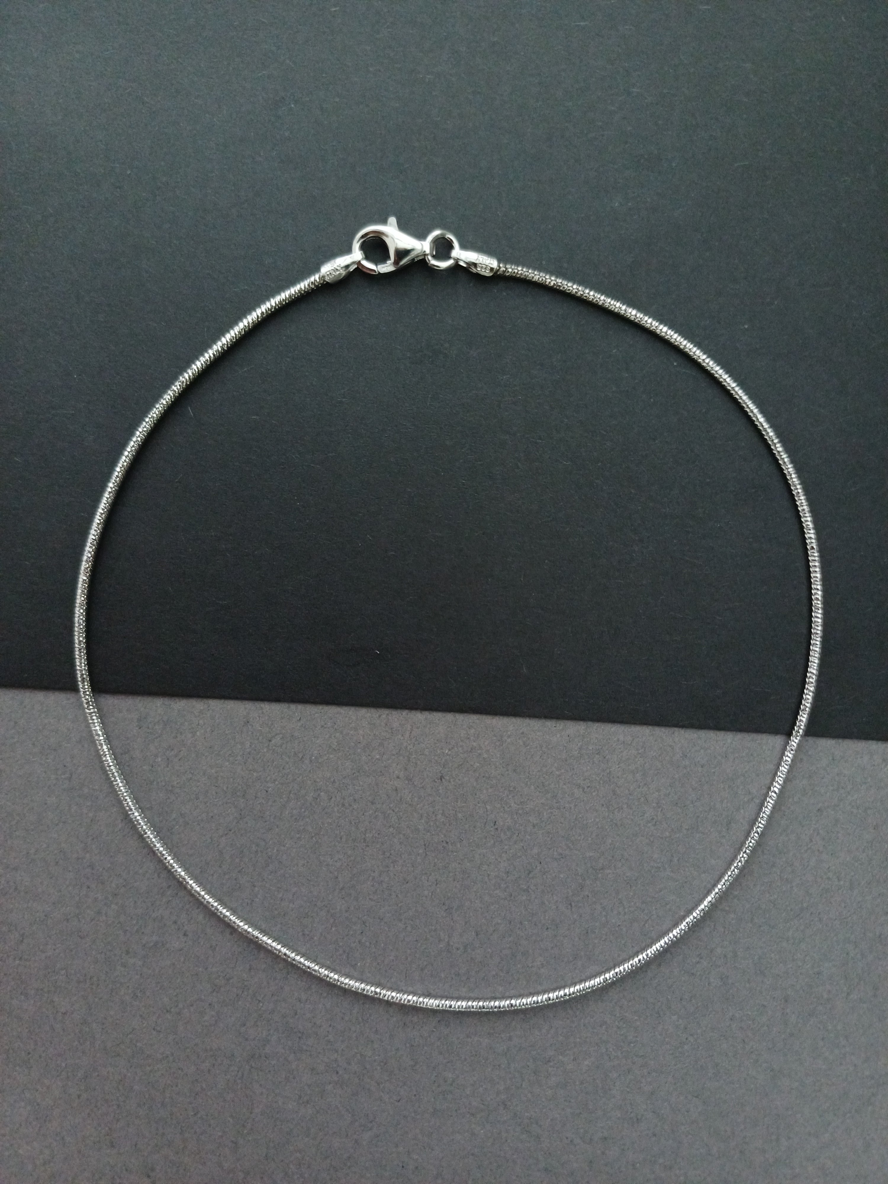 Sterling Silver Minimalist Anklet