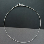 Minimalist Chain Sterling Silver Anklet