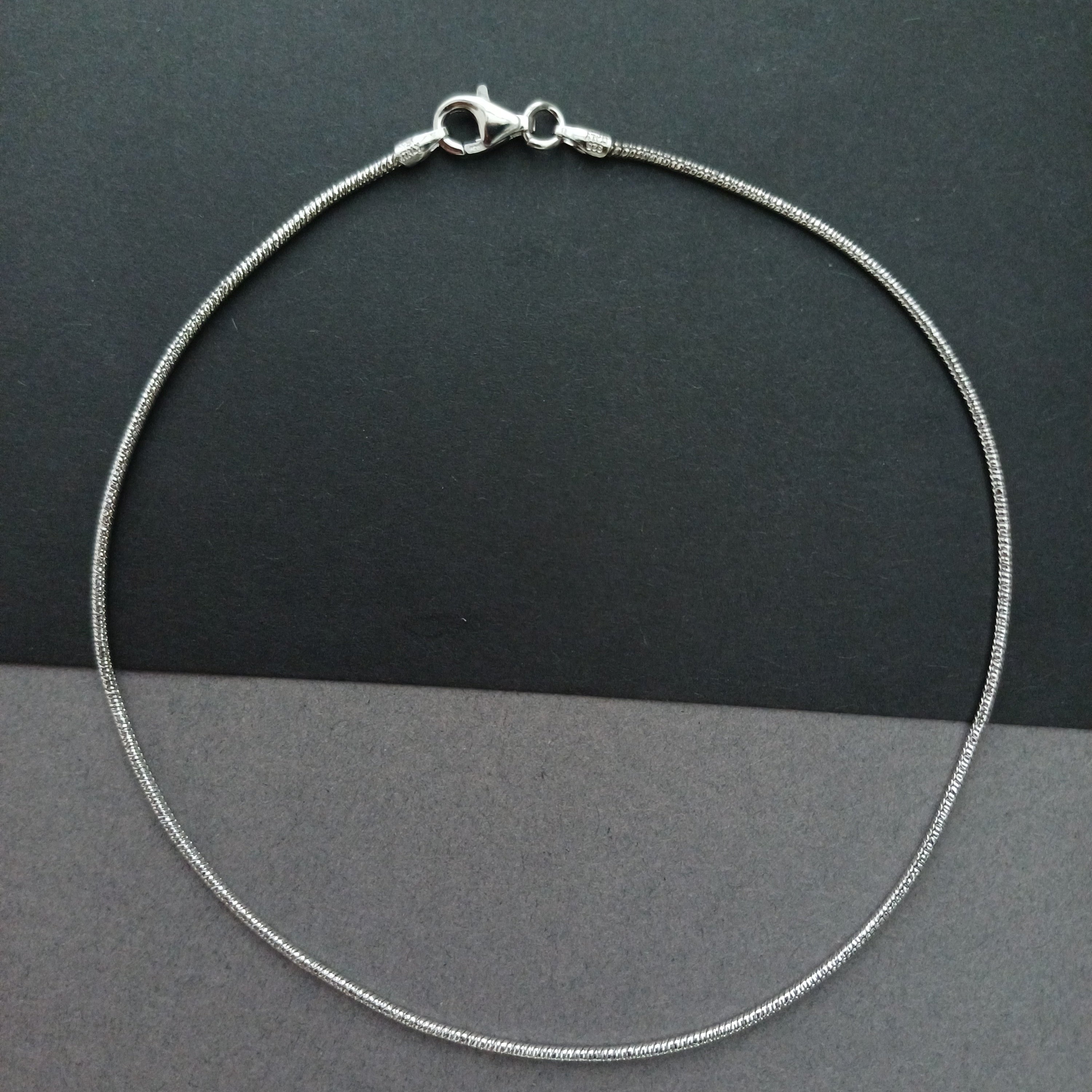 Minimalist Chain Sterling Silver Anklet