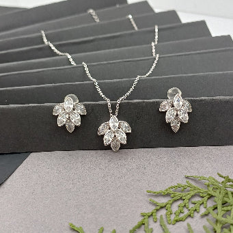 Luminous Silver Whisper Necklace