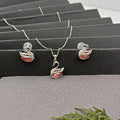 Ethereal Silver Drop Necklace