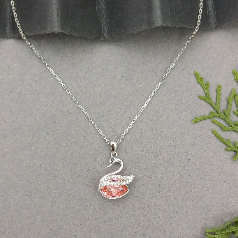 Ethereal Silver Drop Necklace
