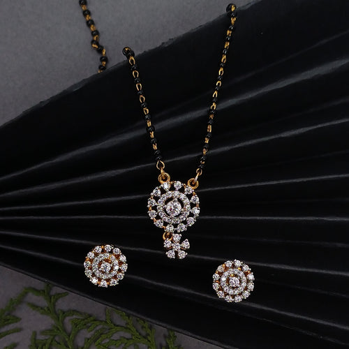 Aura Floral Halo Mangalsutra Set