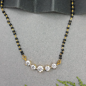 Modern Gold Vermeil Mangalsutra set