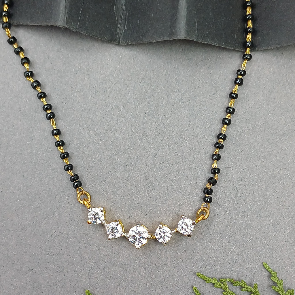 Modern Gold Vermeil Mangalsutra set